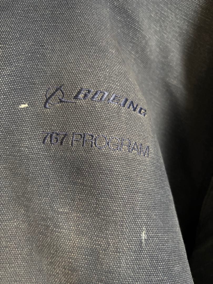 Carhartt アクティブジャケット ネイビー　フェード ボロ　USA製　L