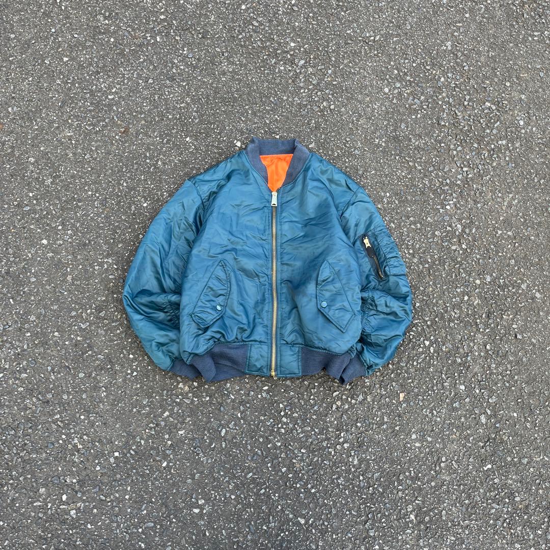 90〜00s GEAR MA-1 ブルゾン 中綿ジャケット リバーシブル メンズ