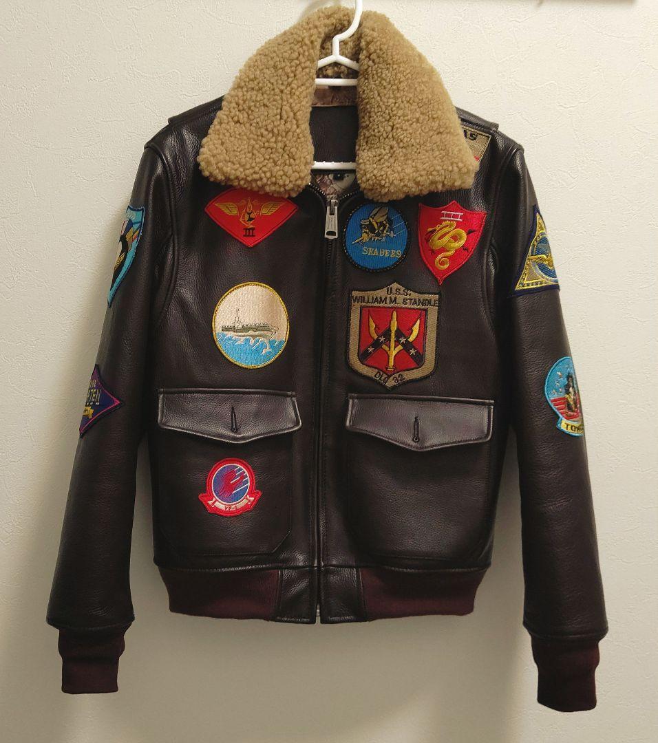 トップガンモデル A-2 フライトジャケット ブラウン