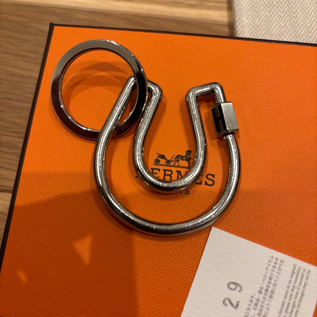 ⭐️早い者勝ち⭐️HERMES キーホルダー　フェール・ア・シュヴァル　ブラック