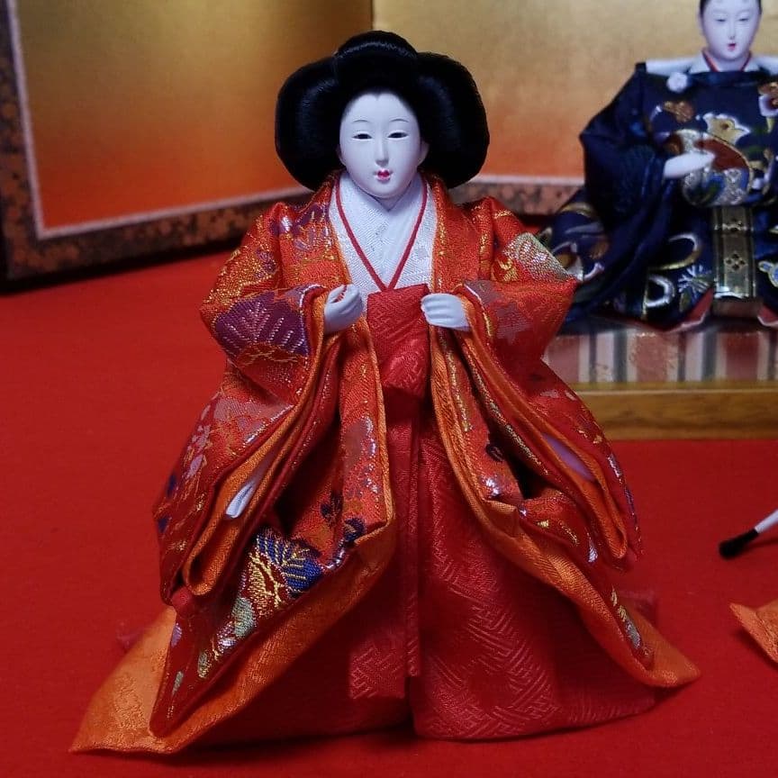 雛人形　親王と三人官女のセット