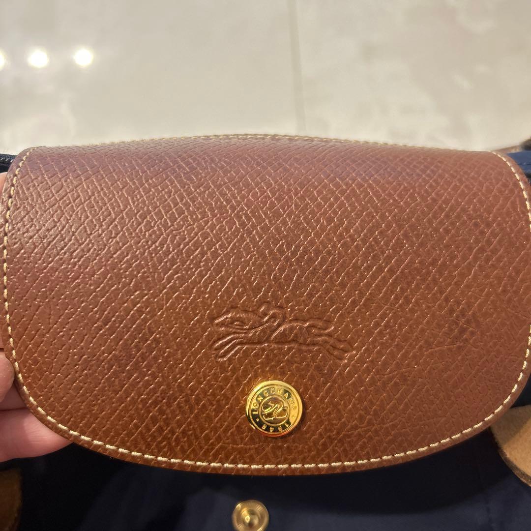 ロンシャン Longchamp Le Pliage ネイビートートバッグ