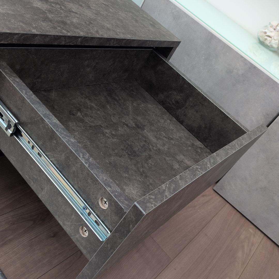 【直接お渡しor配送相談可】センターテーブル 105cm ストーングレー