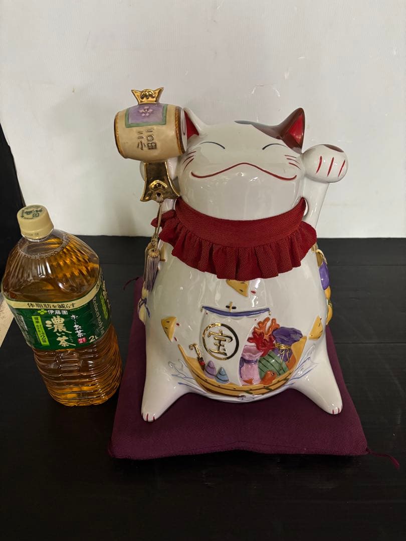 【特大‼️美品‼️‼️希少‼️】招き猫　置物　縁起物