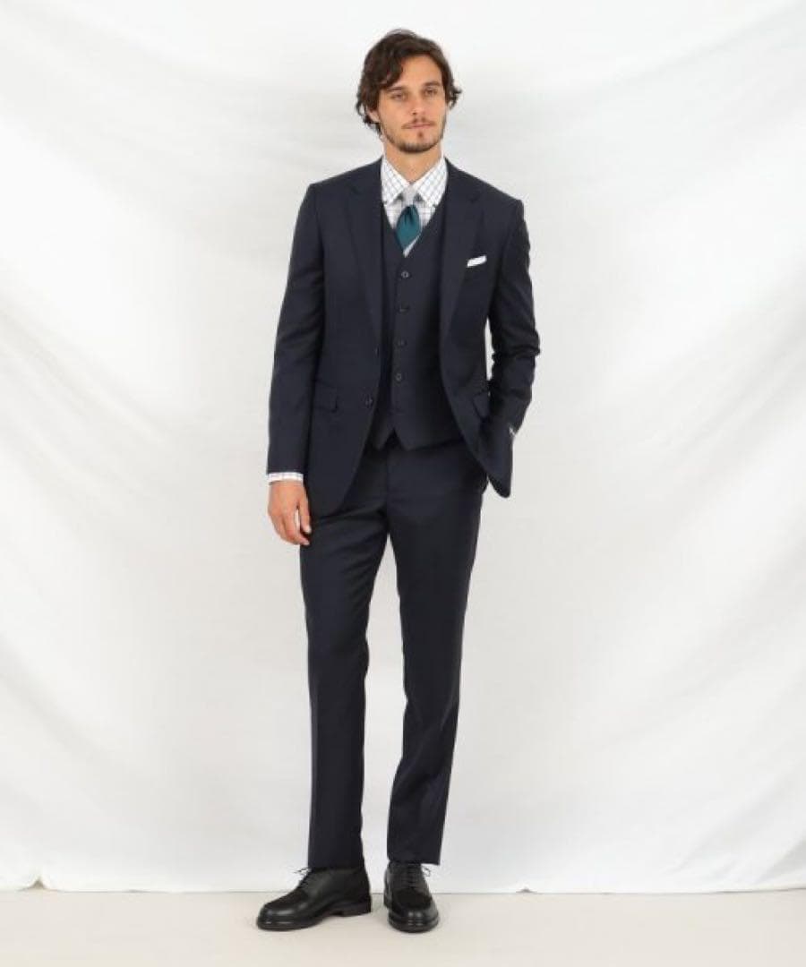 TAKEO KIKUCHI⭐️ DORMEUILスリーピース対応ベスト へリンボ