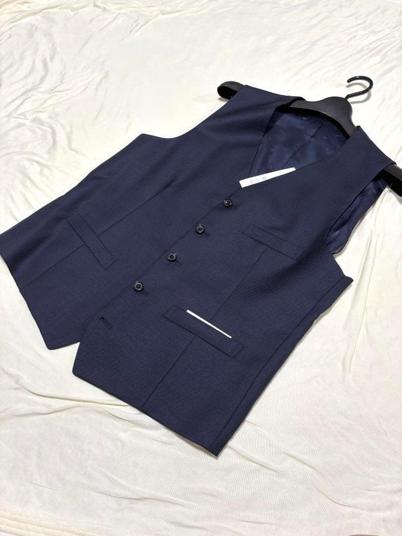 TAKEO KIKUCHI⭐️ DORMEUILスリーピース対応ベスト へリンボ