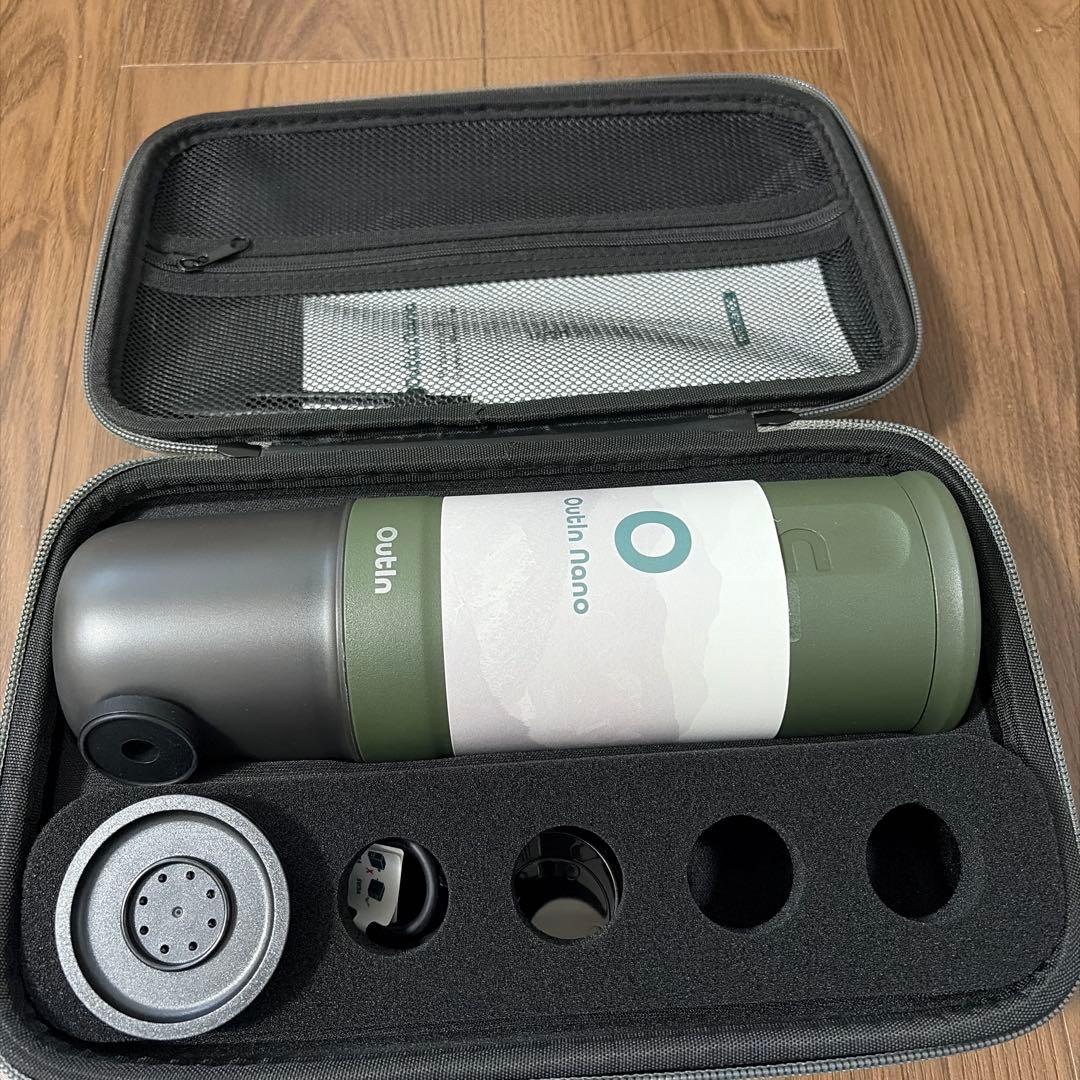 Outin Nano ポータブルエスプレッソマシン　ケース付