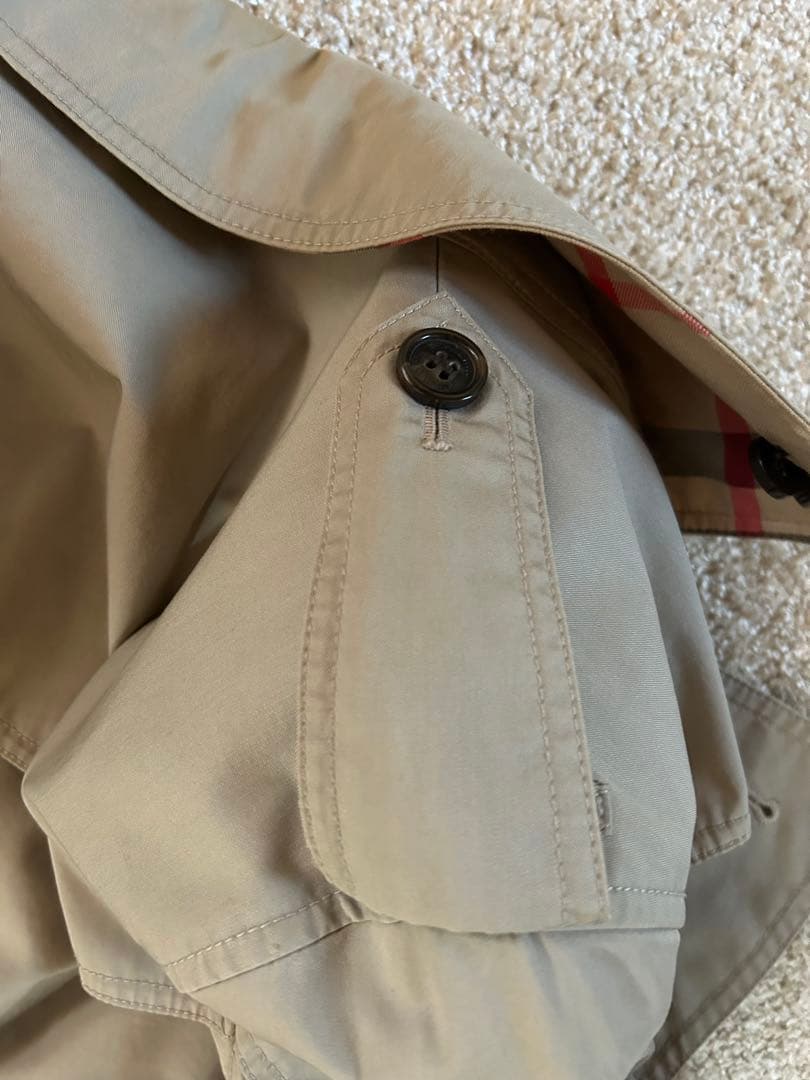 【美品】Burberry Brit ベージュ トレンチコート メンズ サイズ:L