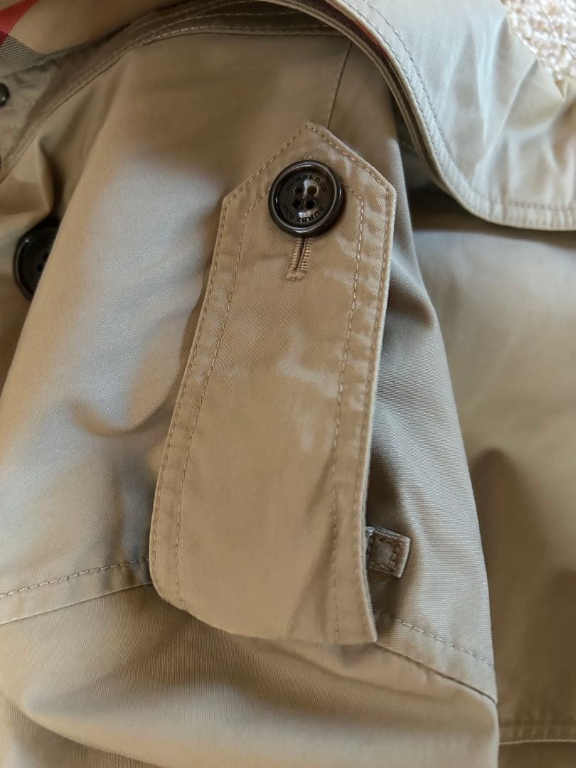 【美品】Burberry Brit ベージュ トレンチコート メンズ サイズ:L