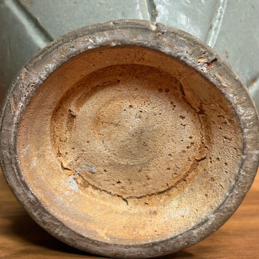 宋時代　中国青磁　中国から持って帰った希少な壺