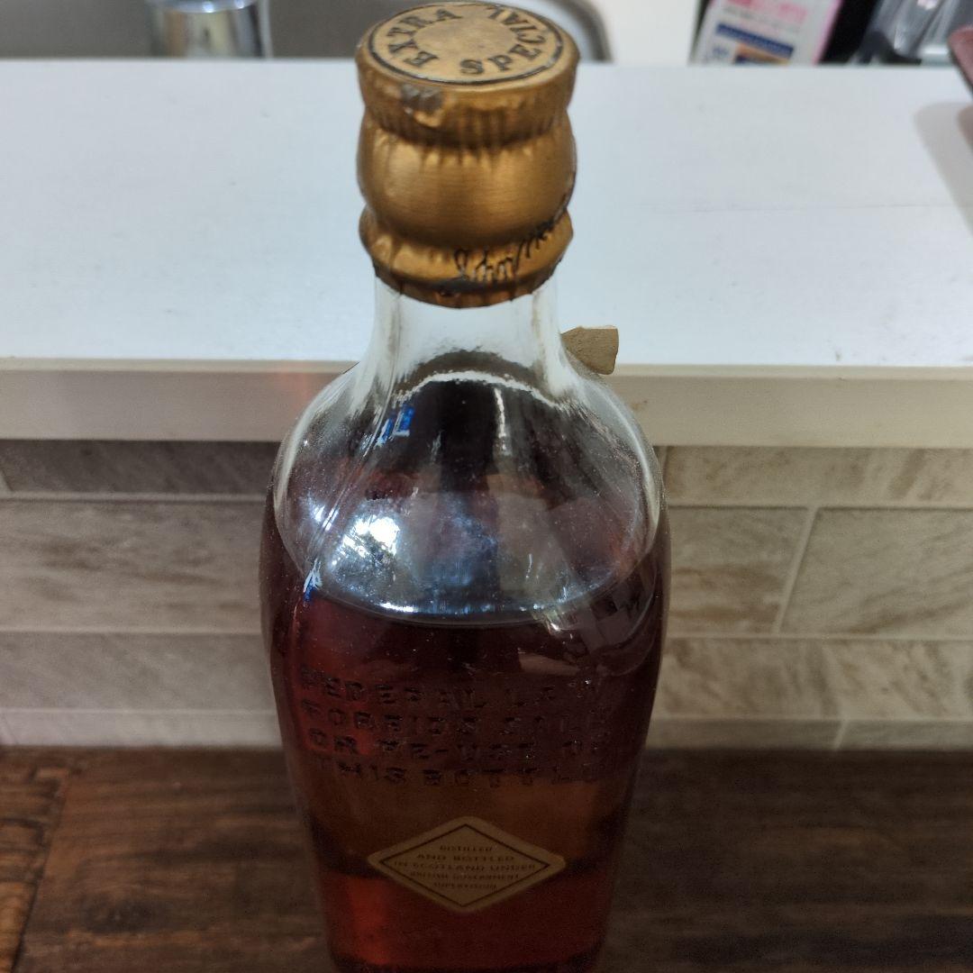 希少 未開封 ジョニーウォーカー　ブラックラベル　金キャップ　白紋章