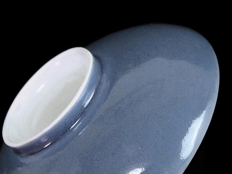 古伊万里　薄瑠璃　蓋茶碗　江戸期　E380AS-CHs