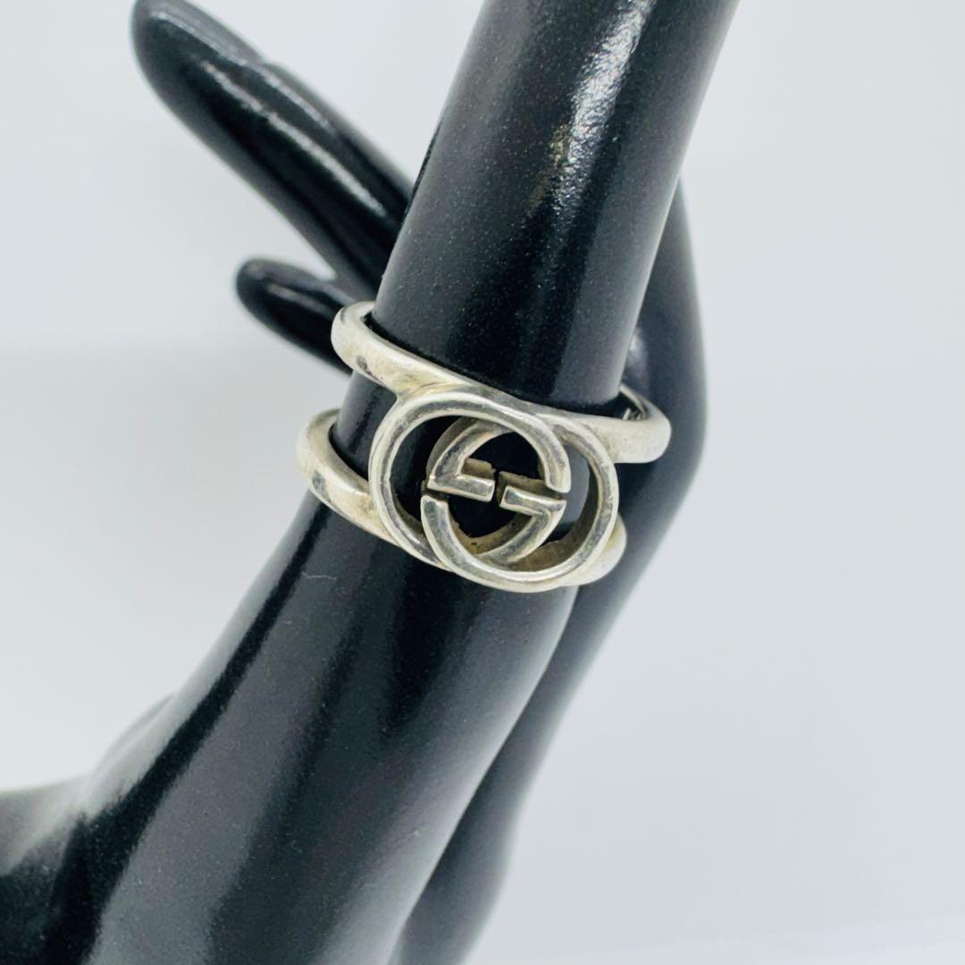 ✨GUCCI✨グッチ✨シルバー925✨インターロッキング✨Gリング✨