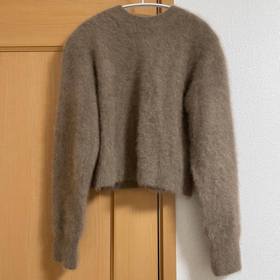 美品♡Plage プラージュ　Fur Back Open プルオーバー ブラウン