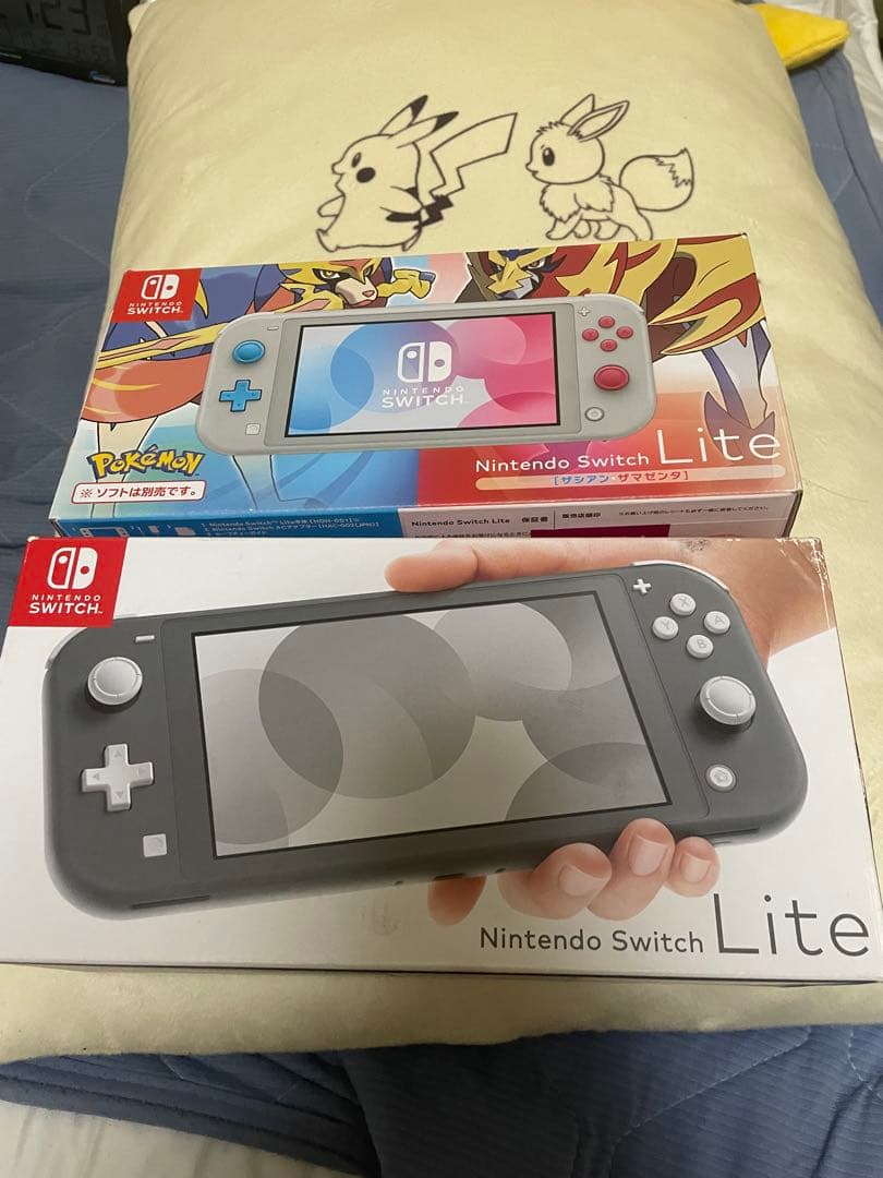 Switchライトザシアンザマゼンタ限定版 Switchライトグレー2台セット