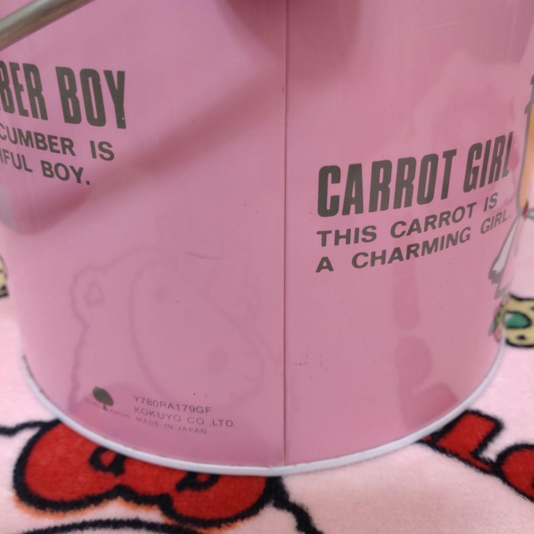 ガーデンスタッフ　コクヨ　昭和　レトロ　ファンシー　小物入れ　缶　収納　８０年代