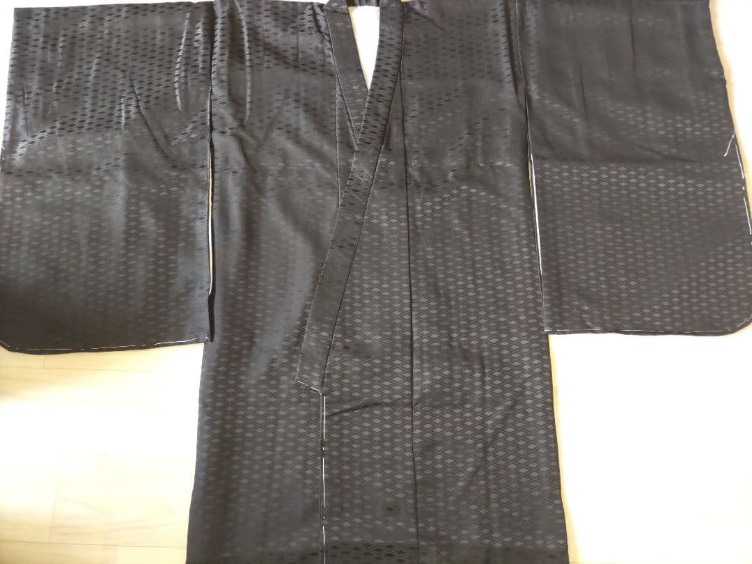 着物セット 鷹兜松 黒縞袴) 七五三 着物 男の子 フルセット 5歳