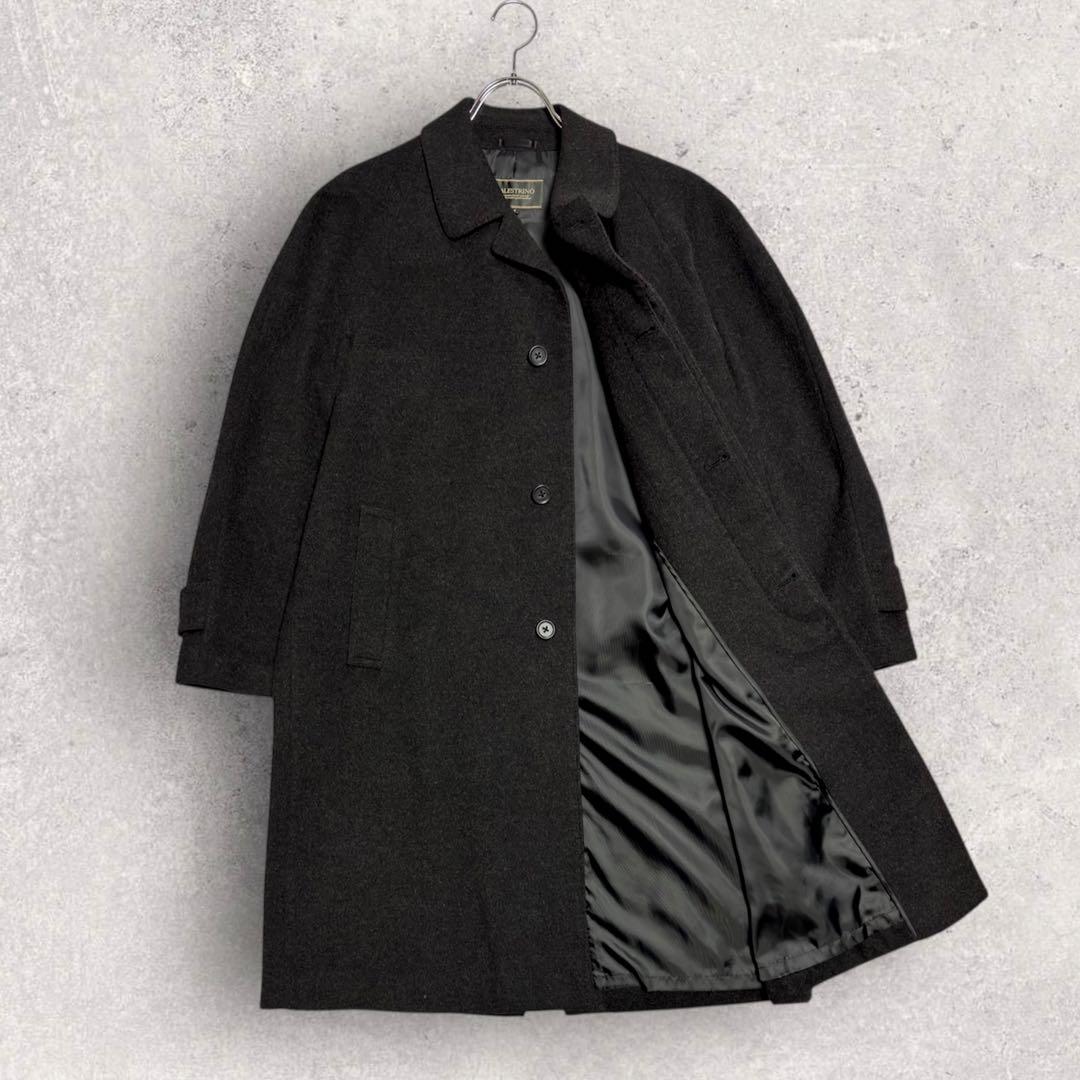 【カシミヤ100%】BALESTRINO バルマカンコート　ネーム刺繍有り