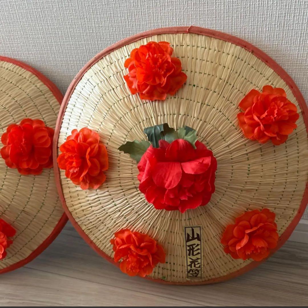 貴重　山形花笠 シール付き２個