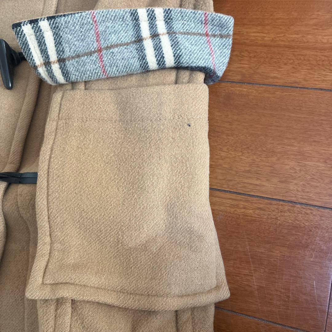 バーバリーブルーレーベル　ベージュ ダッフルコート 38