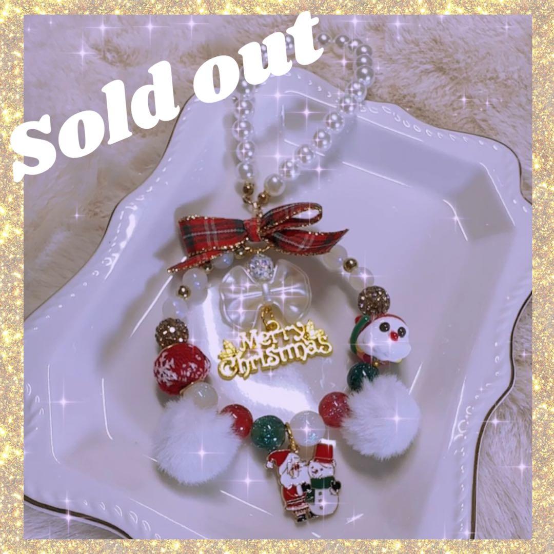 No.R5♡Sold outミニリース クリスマスリース ミニビーズリース