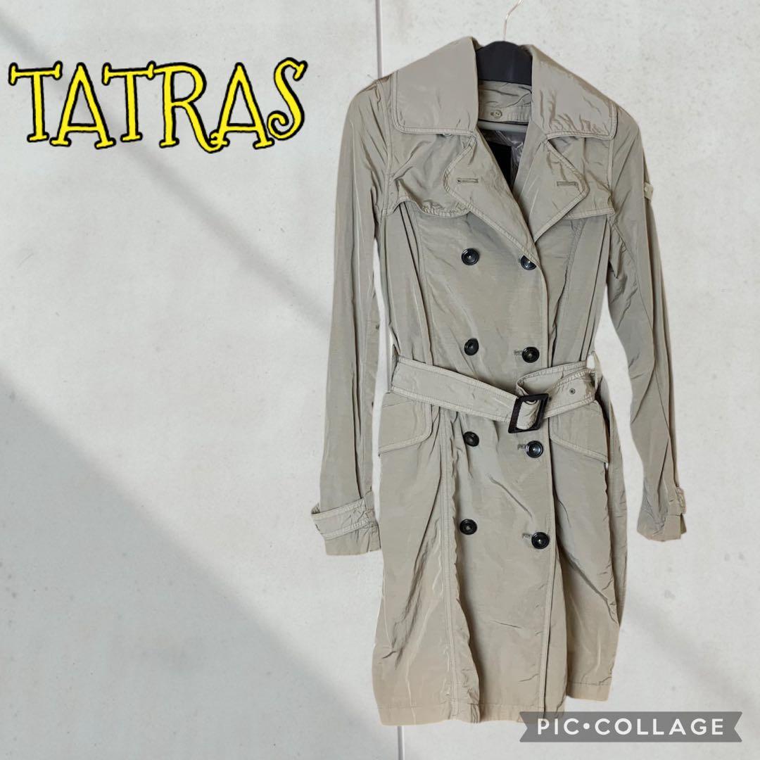 【定価】89600円⭐️タトラストレンチコートライナー付きシワ加工Sサイズ