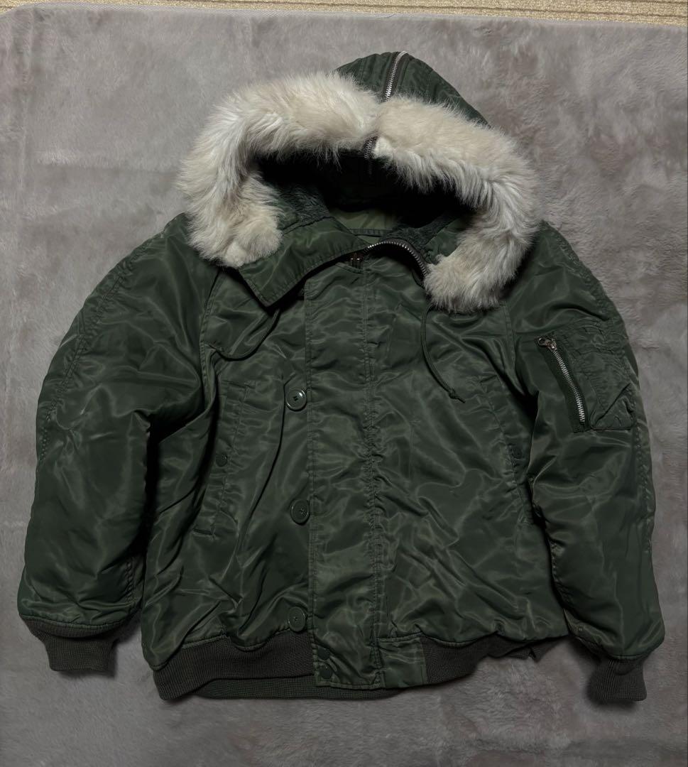 90s usa Alpha N2B フライトジャケット archive 短丈