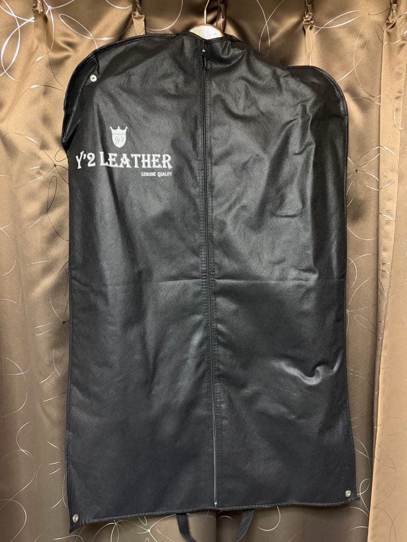 Y2LEATHER ネイビー スエードGジャン 38