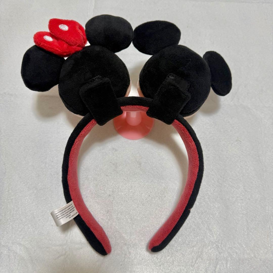 香港ディズニー　ミッキー＆ミニーカスタマイズ カチューシャ 未使用