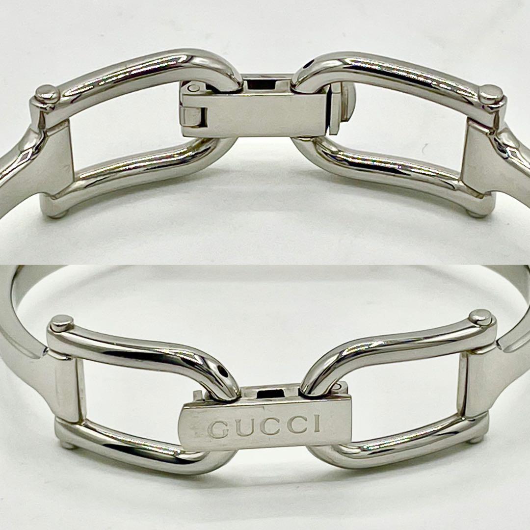 【稼働/新品電池】グッチ 1500L シルバー ピンクシェル文字盤 腕時計