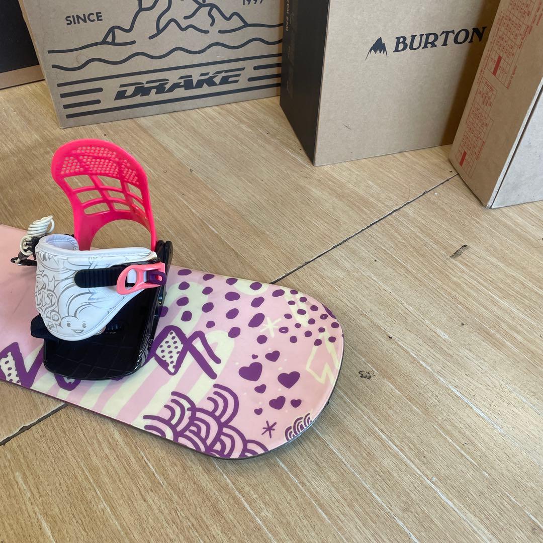 K2　キッズスノーボードセット　KANDI　90cm　バイン付4点セット