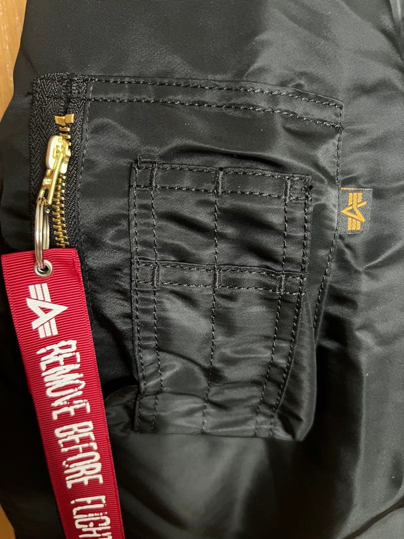 アルファ インダストリーズ MA-1 ブラック M