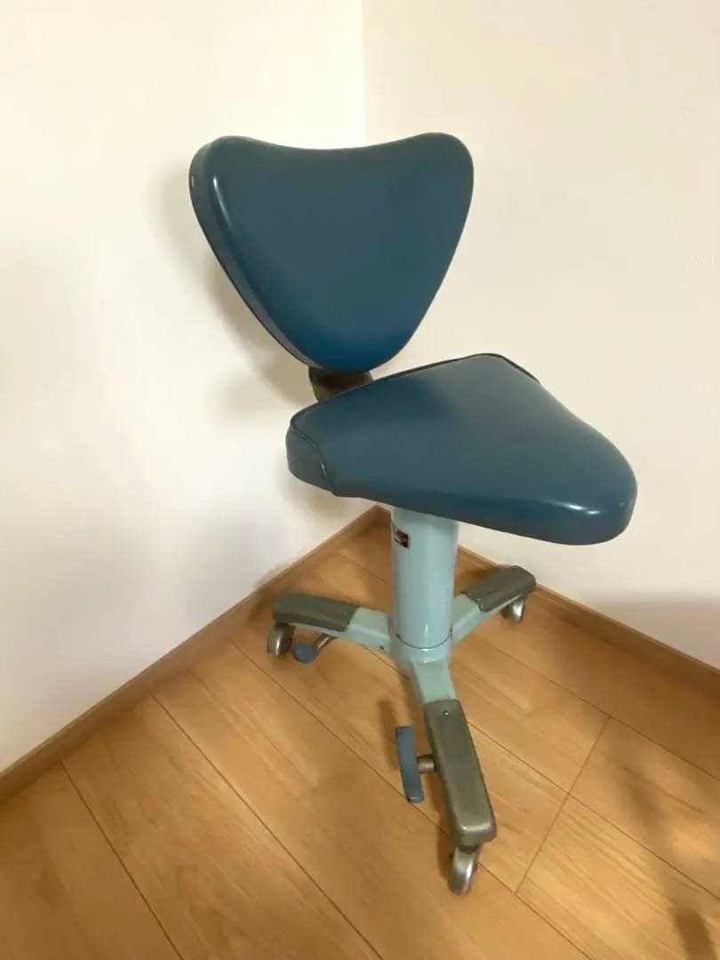 ヴィンテージ スチール 椅子 キャスター 古道具 アンティーク レトロ