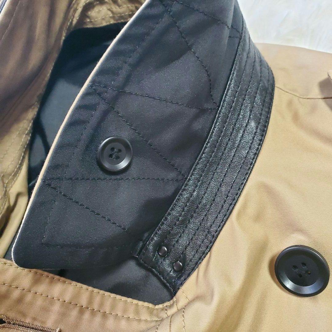 COACH コーチ トレンチコート ロング 比翼仕立て 大きいサイズ メンズ L