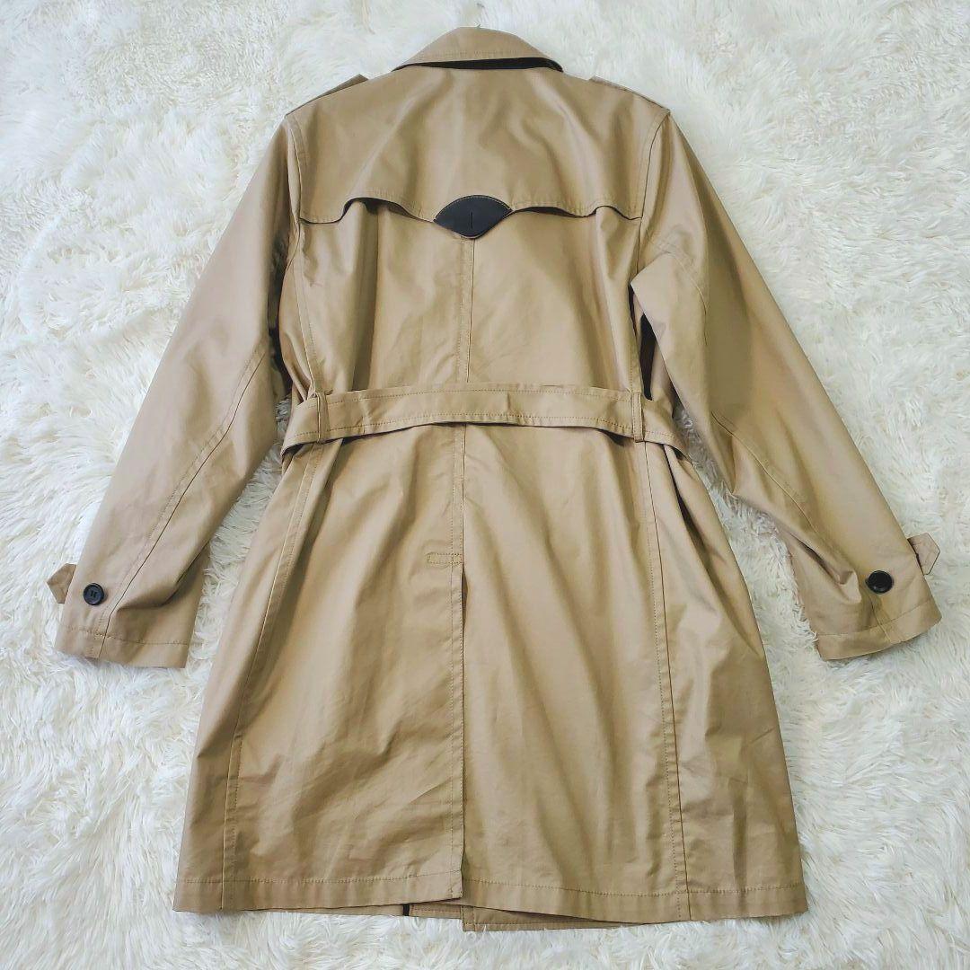 COACH コーチ トレンチコート ロング 比翼仕立て 大きいサイズ メンズ L