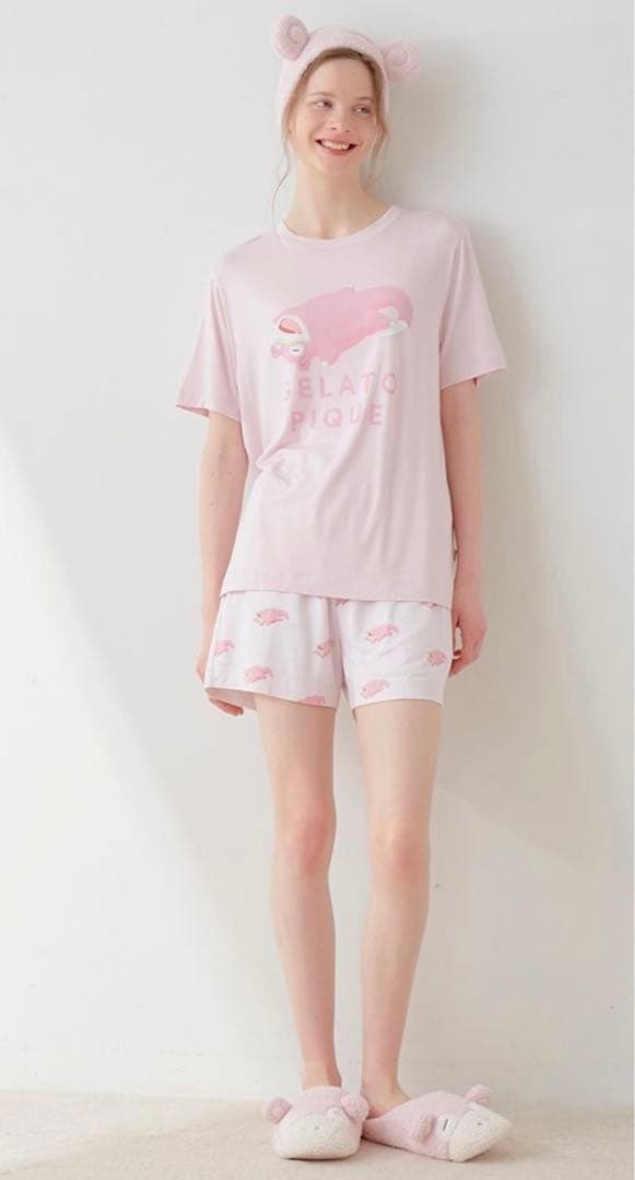 gelato pique ポケモン パジャマ ジェラート ピケ ピンク ヤドン