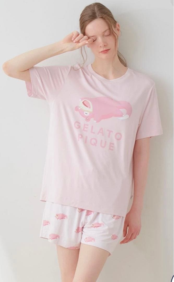 gelato pique ポケモン パジャマ ジェラート ピケ ピンク ヤドン