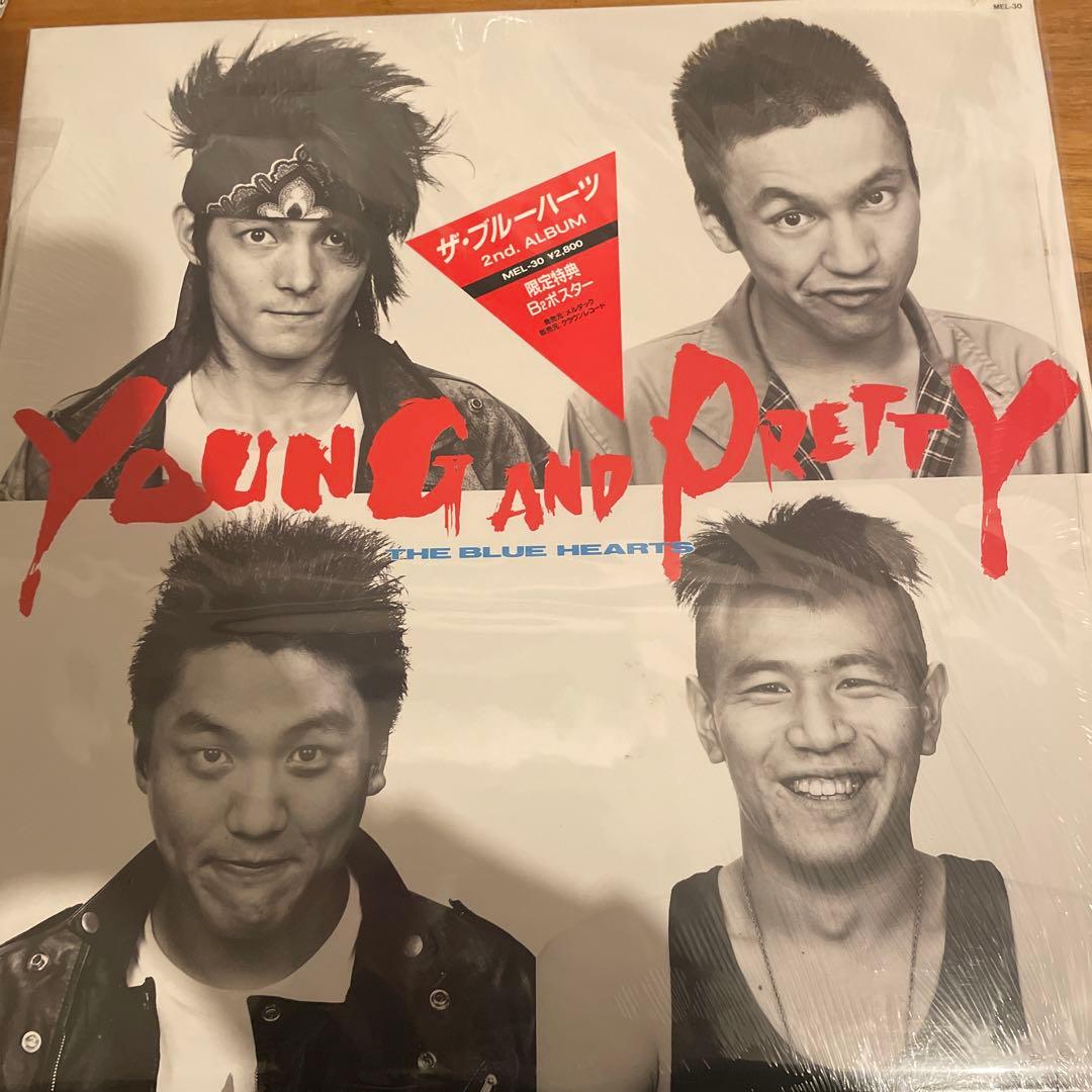 THE BLUE HEARTS YOUNG AND PRETTY レコード