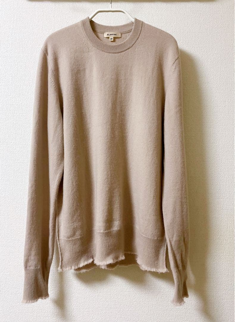 【sale】blamink ブラミンク ニット　カシミヤ　ベージュ