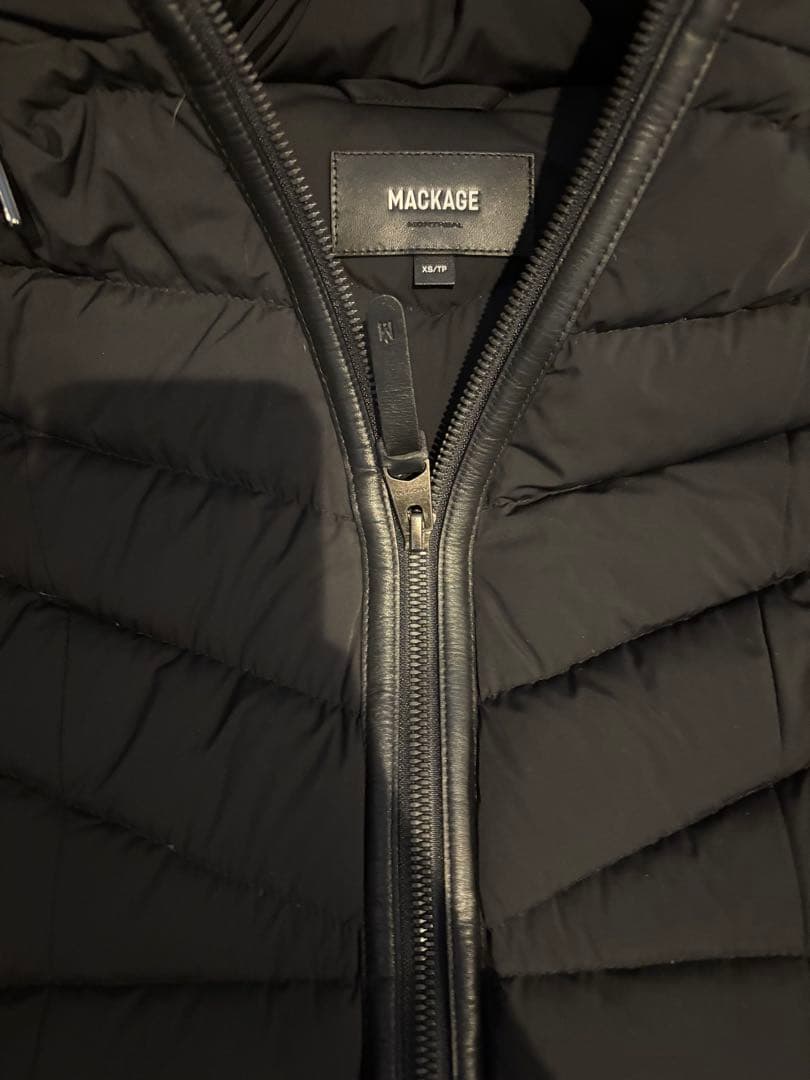 Manage マッカージュ ダウンジャケット ブラック xs