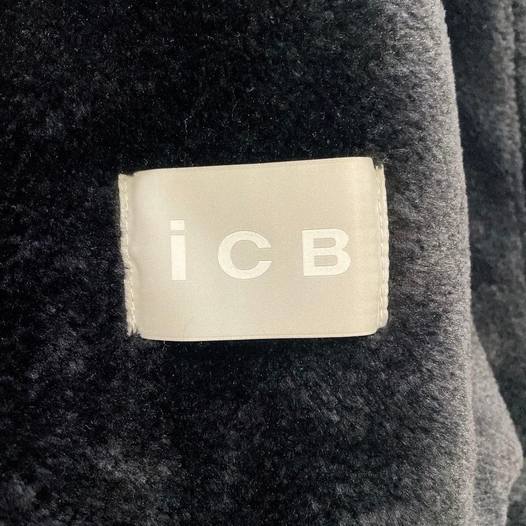 極美品✨大きいサイズ6✨ICB ボアレザージャケット フェイクレザー ブラック