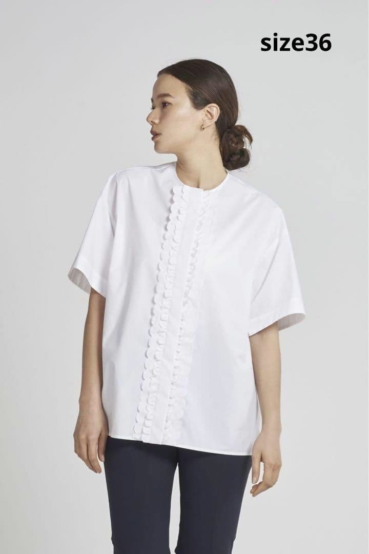 yori ヨリ　ブラウス　スカラップ　36