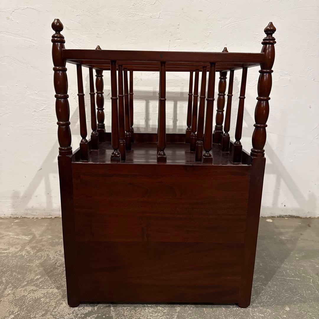 ヴィンテージ　マガジンラック　引き出し付き