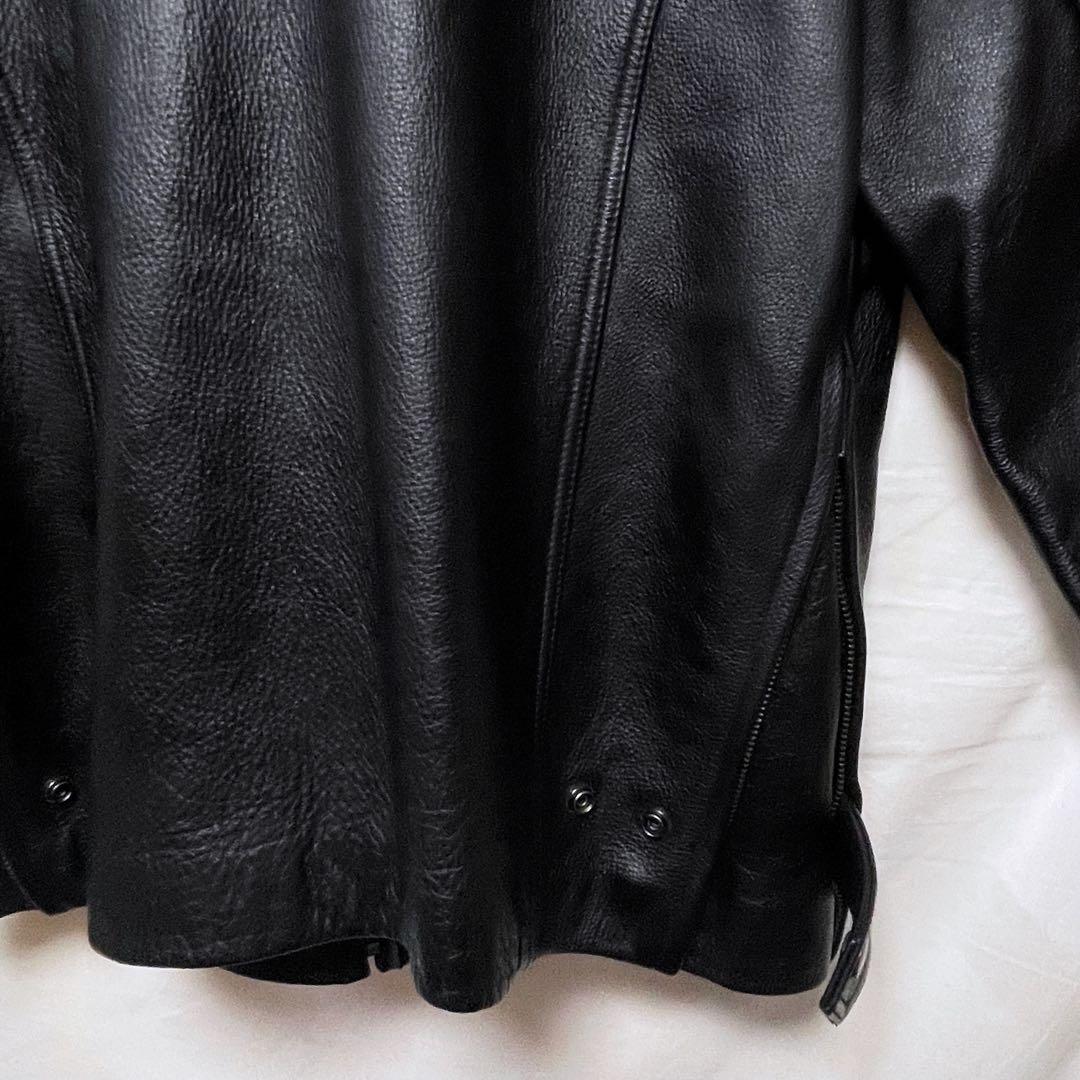 舶来堂 レザージャケット シングルライダースジャケット 革ジャン 牛革 本革