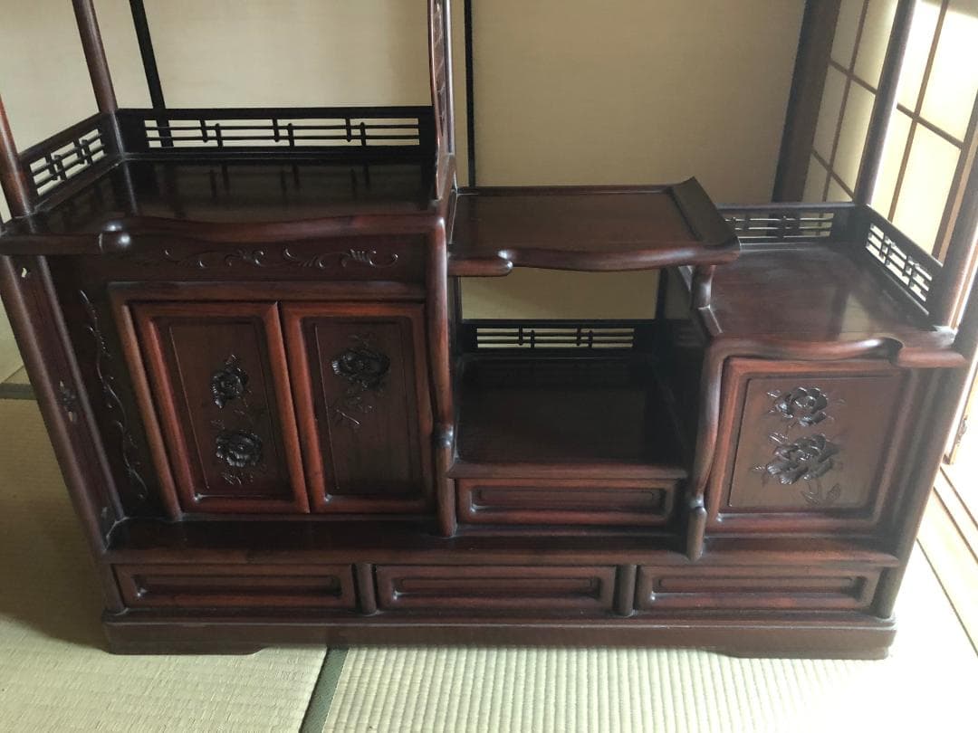 アンティーク家具・工芸家具（飾り棚）