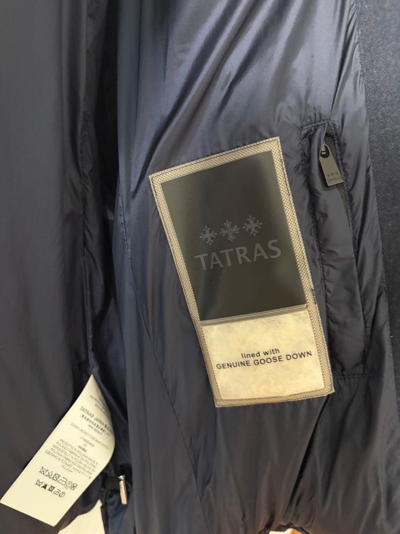 TATRAS ウールダウンジャケット　ネイビー　Lサイズ　(3)