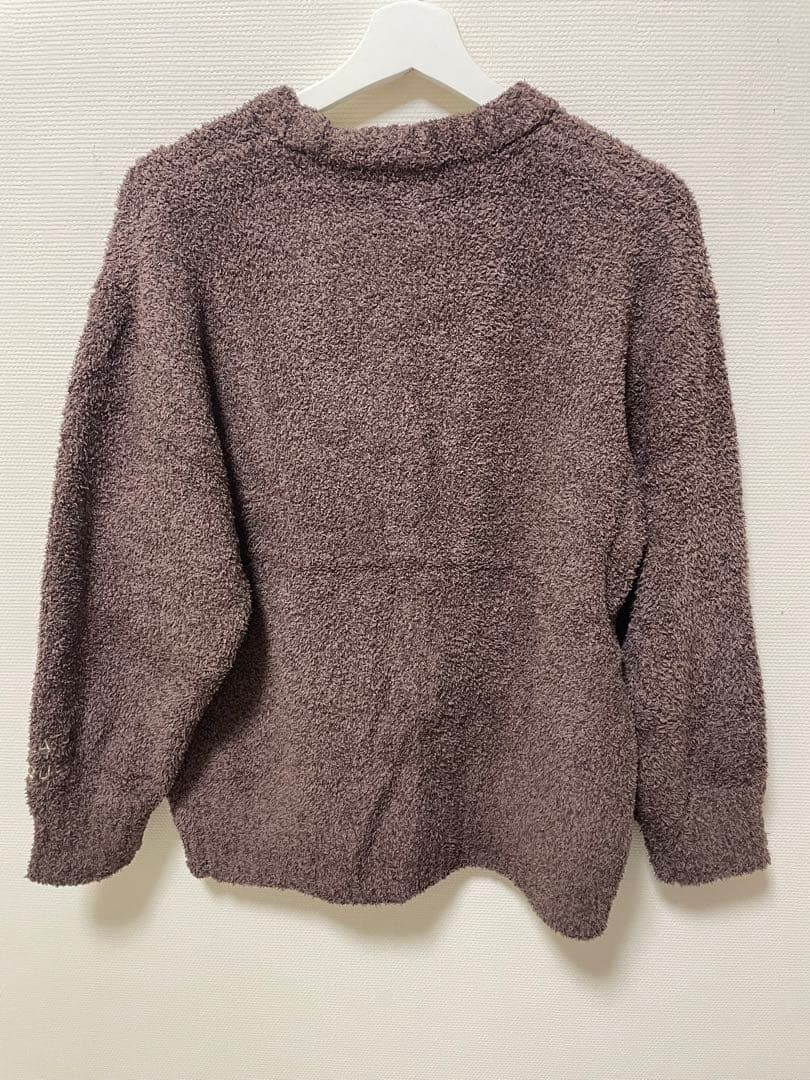 ジェラピケ　パウダーメランジベアジャガードプルオーバー&ロングパンツセット