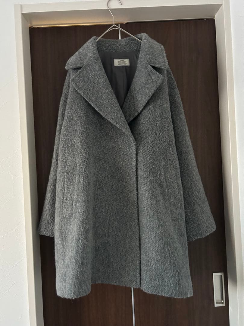 JOURNAL STANDARD 尾州ウールシャギーミドルコート 美品