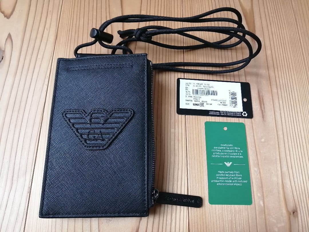 EMPORIO ARMANI　ネックストラップ　財布　スマホケース