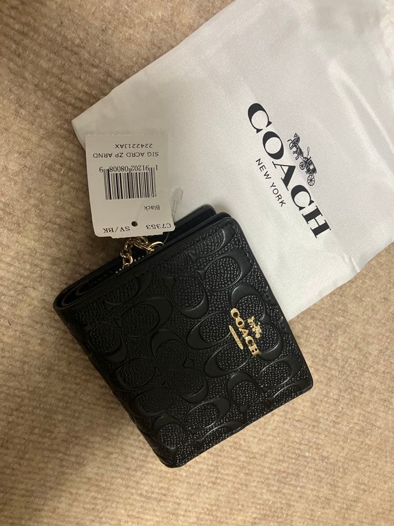 最終価格/coach 二つ折り財布 アウトレット
